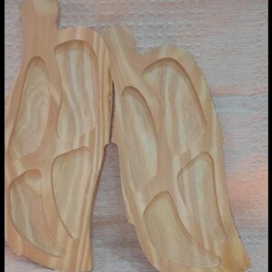 COPETINERA DE HOJA 4 CUENCOS 18 CM X 45 CM