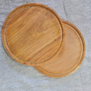 PLATOS ALGARROBO 24 CM