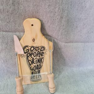 20X38 CON MANGO LISA+ CUCHILLO Y TENEDOR PARRILLERO