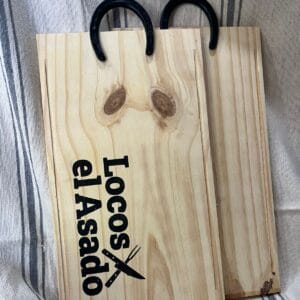 TABLA 25X45 CON HERRADURA ESTAMPADA