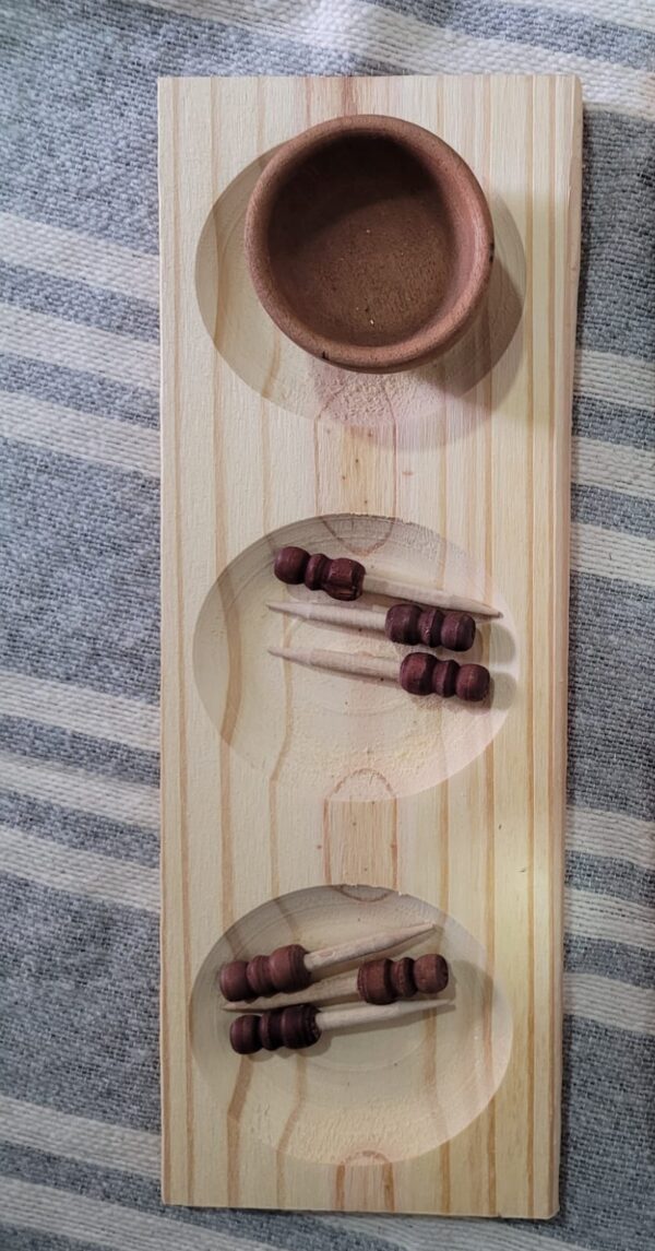 COPETINERA 3 CUENCOS+1 CAZUELA 8CM+6PINCHES