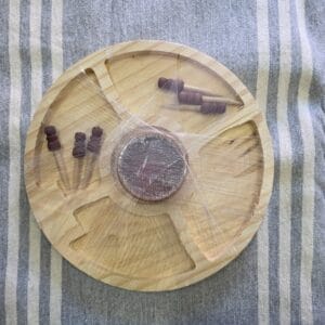 COPETINERA 5 ESPACIOS+ 1 CAZUELA 8CM+6PINCHES