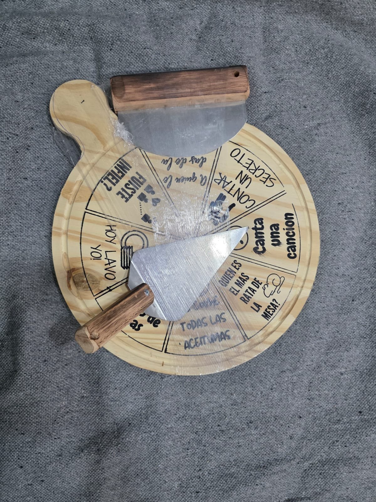 Pizzera+Servidor+Cortador Liso/Estampado