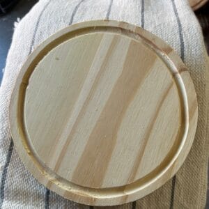 PLATO DE PINO REDONDO 21,5CM