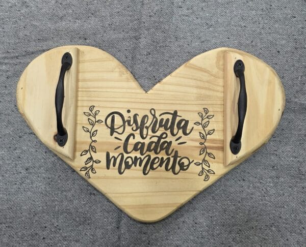 BANDEJA CORAZON CHICA 40X20