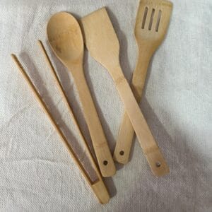 SET 4 UTENSILIO BAMBU