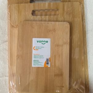 SET 3 TABLAS DE BAMBU