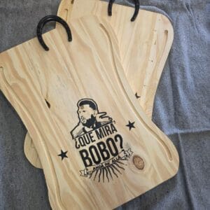 TABLA MINI LECHONERA 30 CM X 50CM CON HERRADURA DE PLASTICO