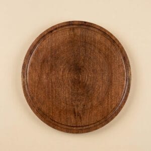 PLATOS DE ALGARROBO DE 32CM